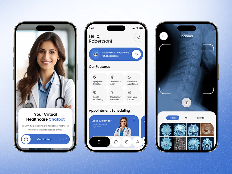 Interface IA médicale
